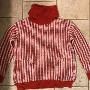 REISS Sweater w/ Front Pockets & Side Zippers